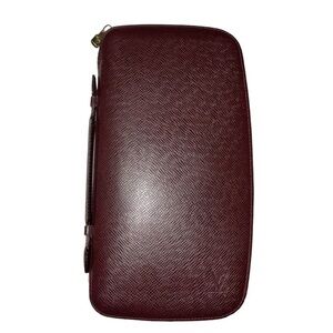 Louis Vuitton Brown Leather Atoll Organizer Wallet.